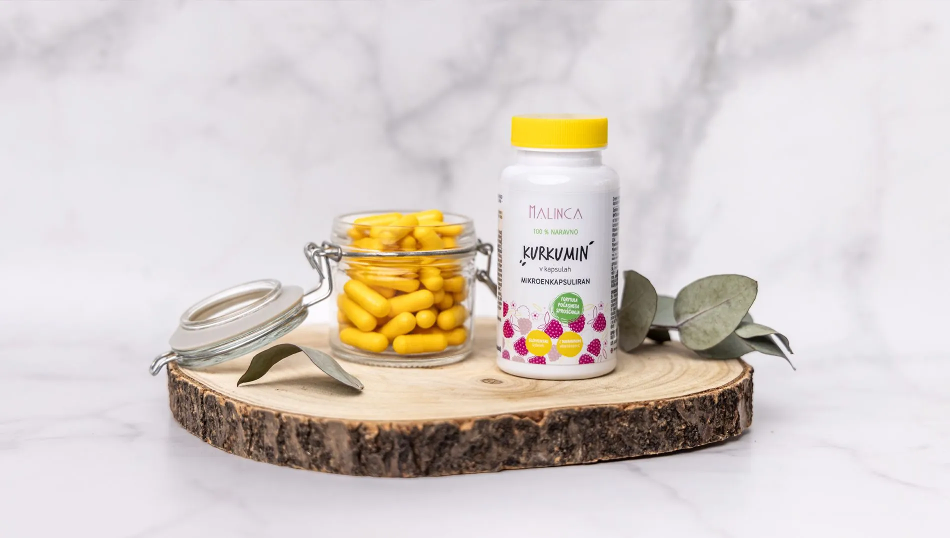 MIKROINKAPSULIRANI KURKUMIN 1+1 GRATIS
Trebaš prirodnu antioksidativnu podršku?
Isprobaj Mikroinkapsulirani kurkumin s vitaminima C, E i cinkom te s funkcijom postupnog oslobađanja.