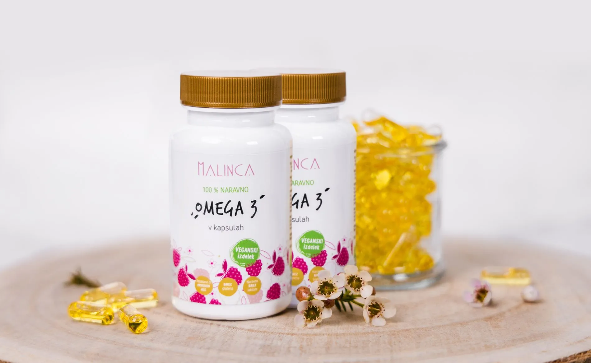 OMEGA 3 40 % JEFTINIJE
NOVA poboljšana formula Omega 3 iz algi, s vitaminom E i prirodnim okusom limuna.
Omega 3 imaju ulogu u radu srca, mozga i vida.