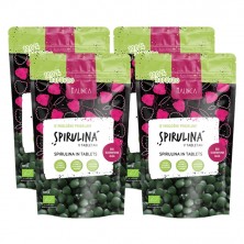 Spirulina v tabletah bio 2+2 gratis