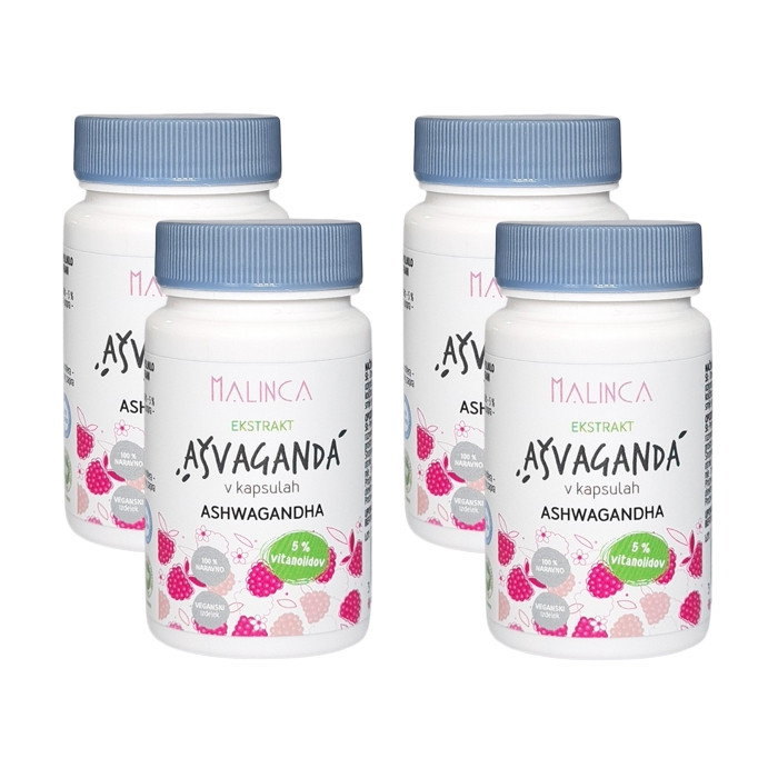 Ashwagandha u kapsulama 4 x