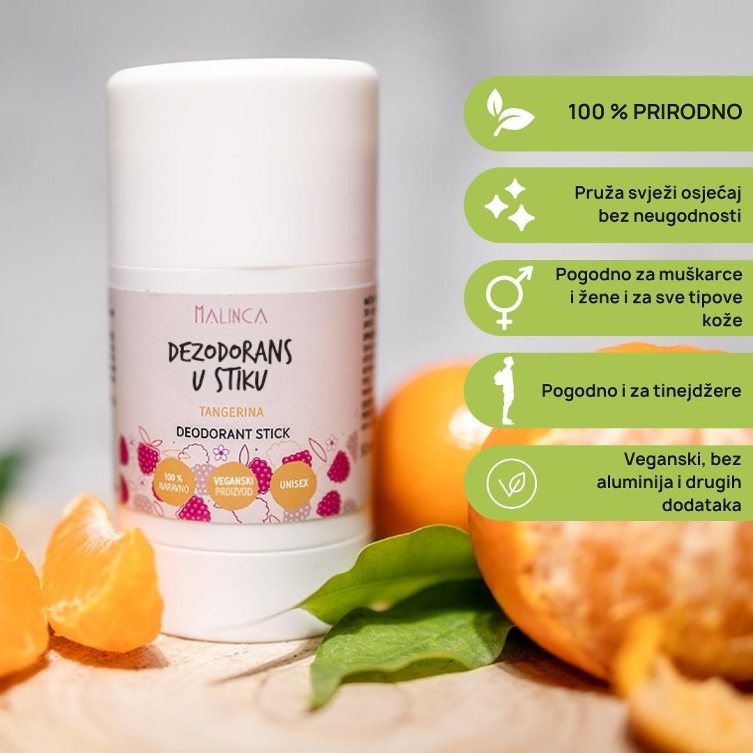 Prirodni dezodorans tangerina 