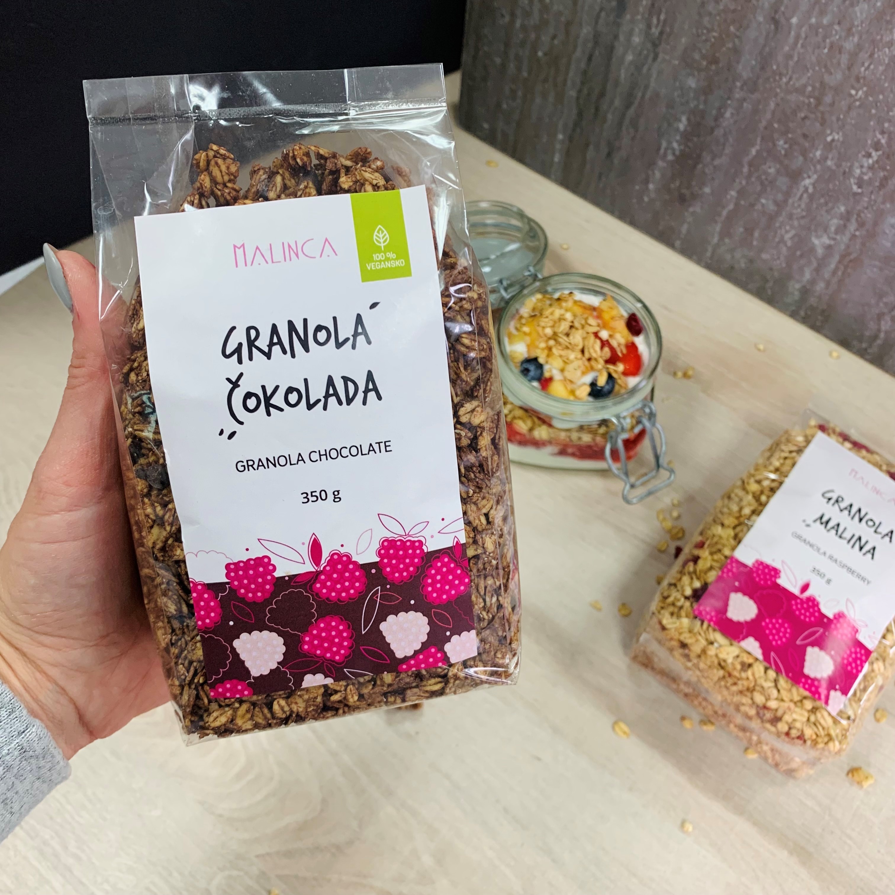 Domaća granola čokolada