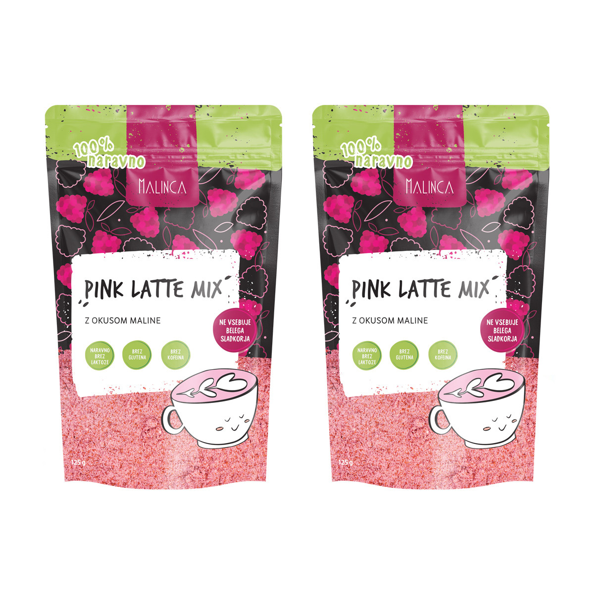 Pink latte mix 1+1 gratis