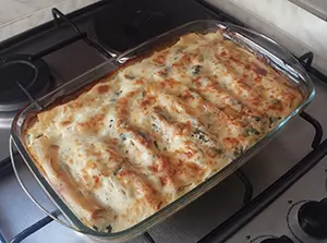 Cannelloni sa sirom i špinatom 