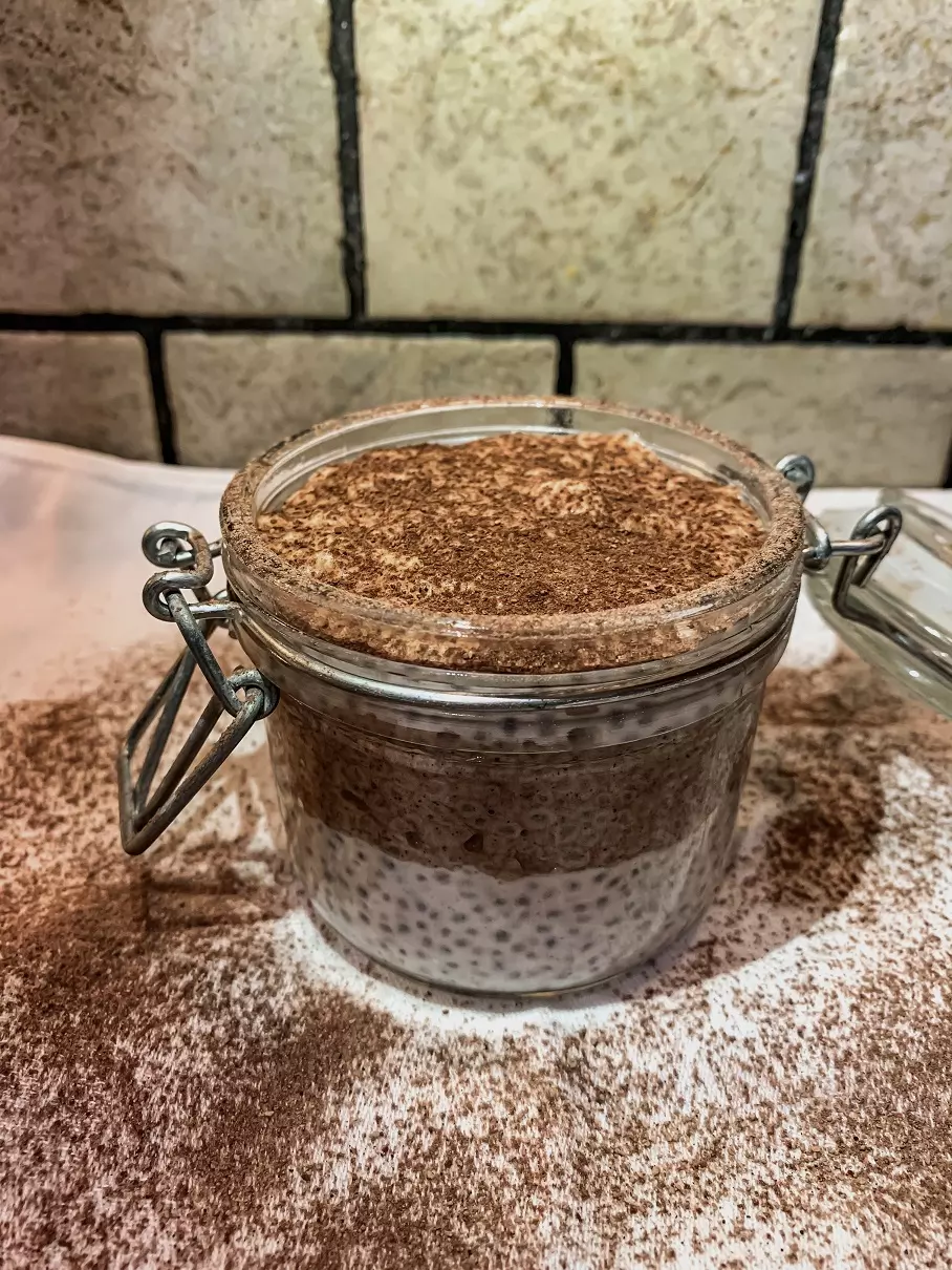 Tiramisu chia puding