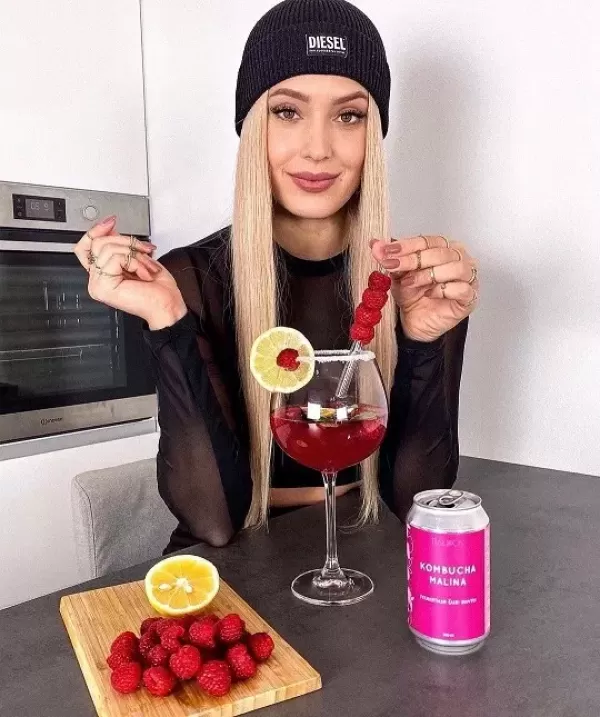 Najbolji kombucha coctail od maline