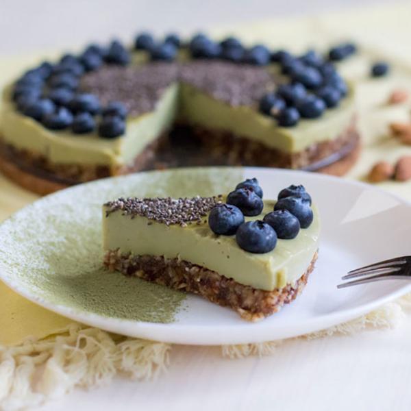 Matcha puding torta