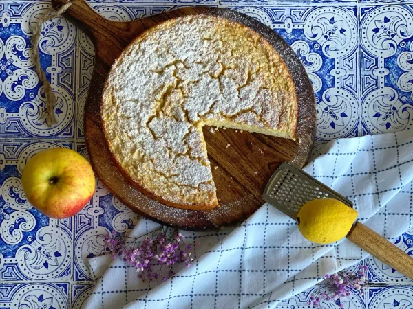 Jesenski proseni nabujak s jabukama